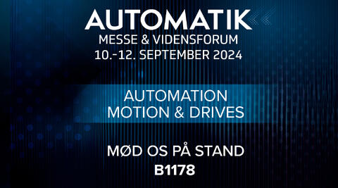 AUTOMATIK ➡ Din mulighet til å fremtidssikre og optimere din bedrifts produksjon. Besøk AUTOMATIK-messen og få innsikt i de nyeste teknologiene, nettverk med innovative leverandører i bransjen og bli inspirert av ny kunnskap fra et fremtidsrettet konferanseprogram.

